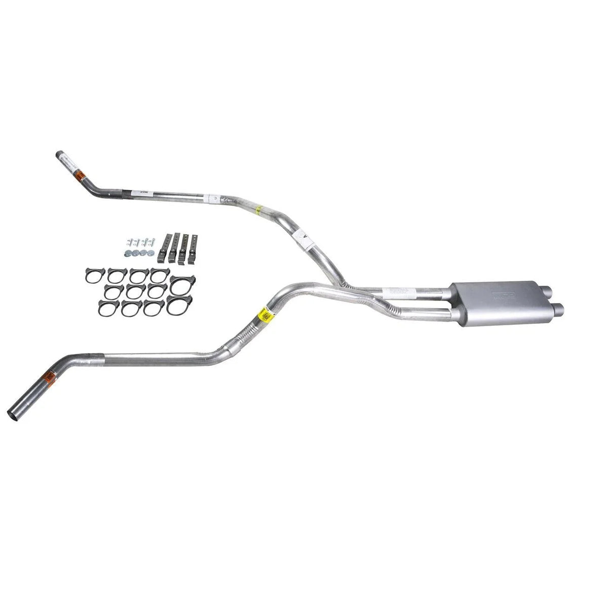 Dual Exhaust 2.5" Pipe Flowsound Muffler for Silverado (1996–1999)
