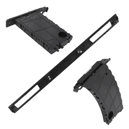 Set of 2 Black Dashboard Cup Holder Trim Panels for BMW E90 E91 E93 325xi 51459173463