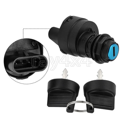 Ignition Key Switch 3-Position for Polaris Sportsman RZR 450 570 850 XP 1000