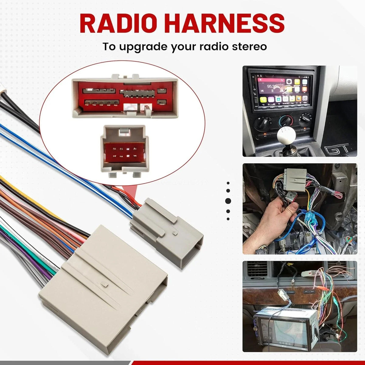 Radio Wiring Harness with Antenna Adapter for F-150 (2004-2009)