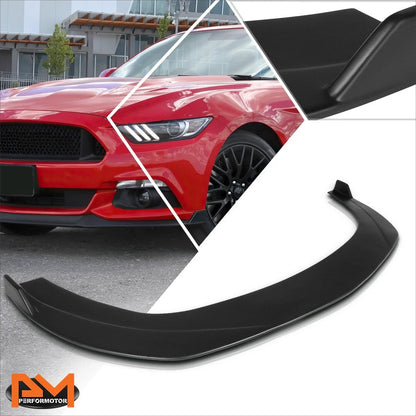 2015–2017 Ford Mustang Matte Black Front Lip Spoiler