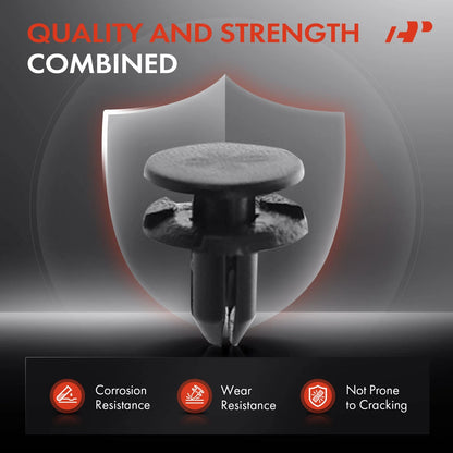 Set of 50 Outside Mirror & Cowl Vent Retainer Clips for Nissan