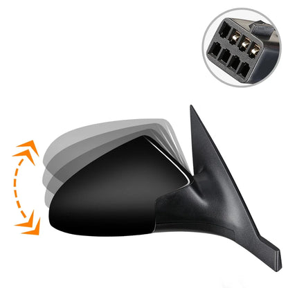 Powered Side Door Mirror Replacement - OE Style for 2006-2009 Pontiac G6 Coupe
