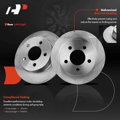 Rear Brake Pads and Rotors for Ford Mustang