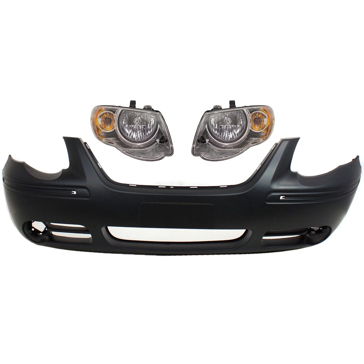 Bumper Cover Kit with Headlight for Chrysler Town & Country (2005–2007)