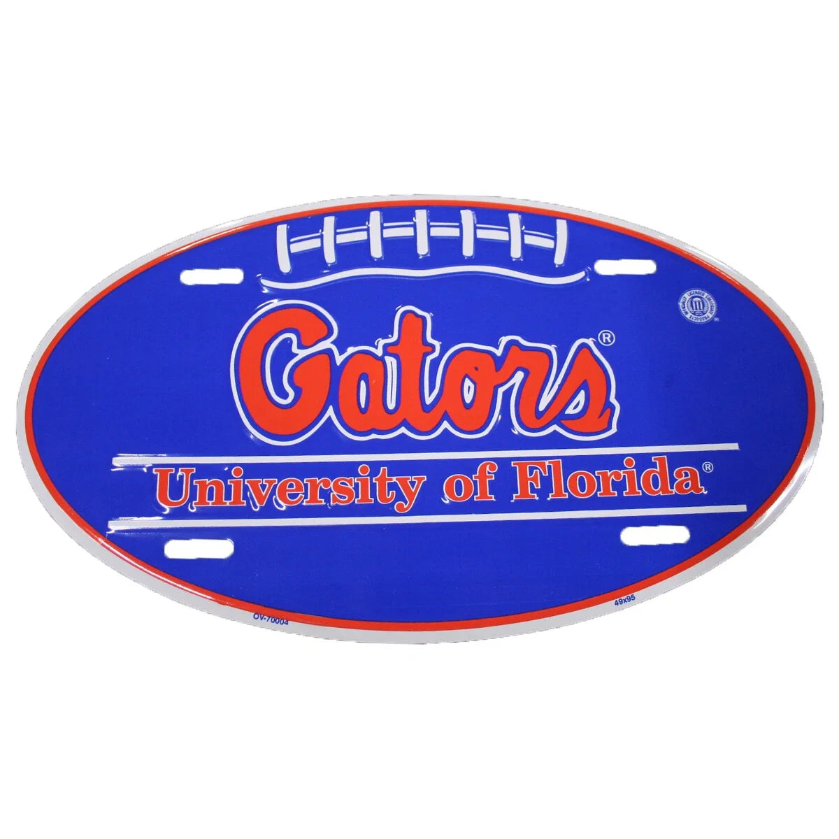 Decorative Football Shaped Sign for Florida Gators (12")