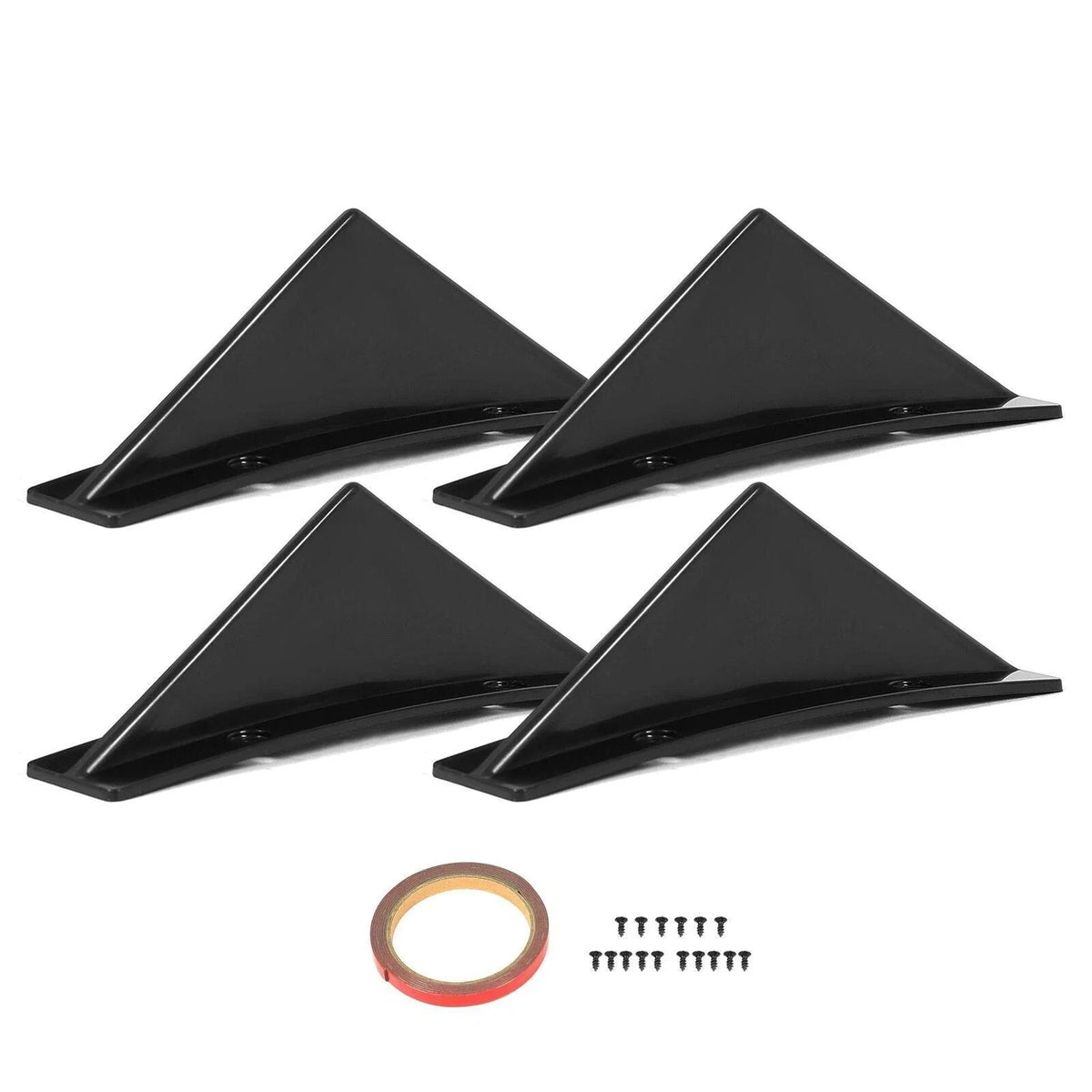 Rear Bumper Diffuser Shark Fins for Ford Mustang (2000–2021)