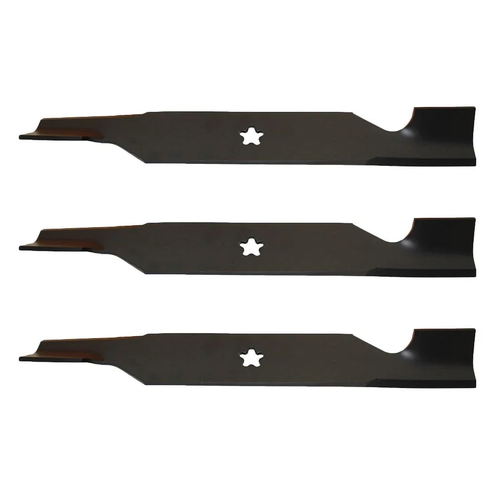 Set of 3 High Lift Mower Blades for Husqvarna (Fits 187256)