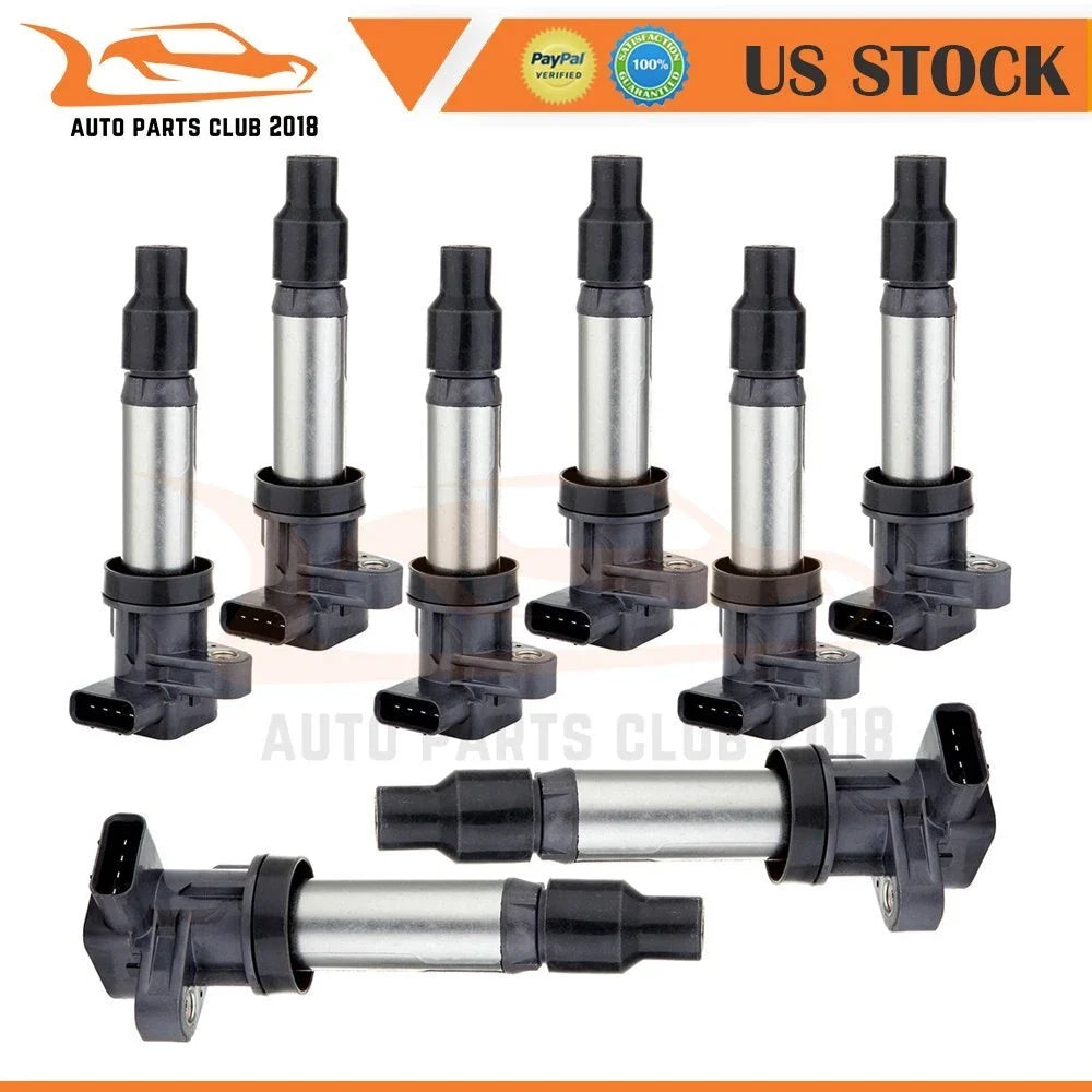 Set of 8 Ignition Coils for Cadillac DTS (2006–2011)