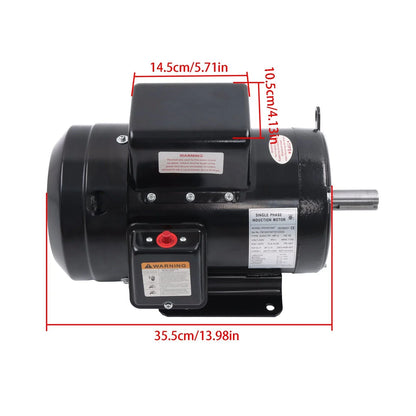 TEFC 3HP Motor for Farm Use, 208/230V, 60Hz, 1800 RPM, Reversible