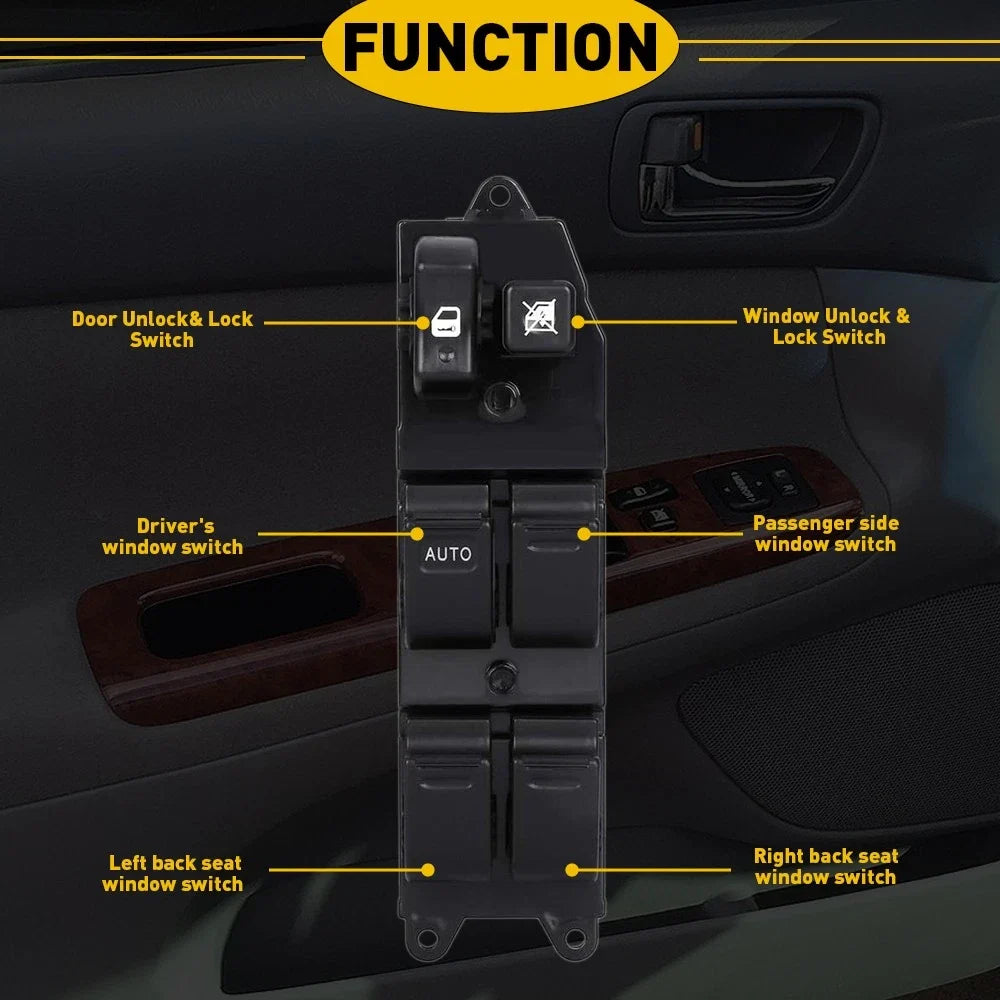 Master Power Door Window Switch for Toyota Corolla (1998–2002)
