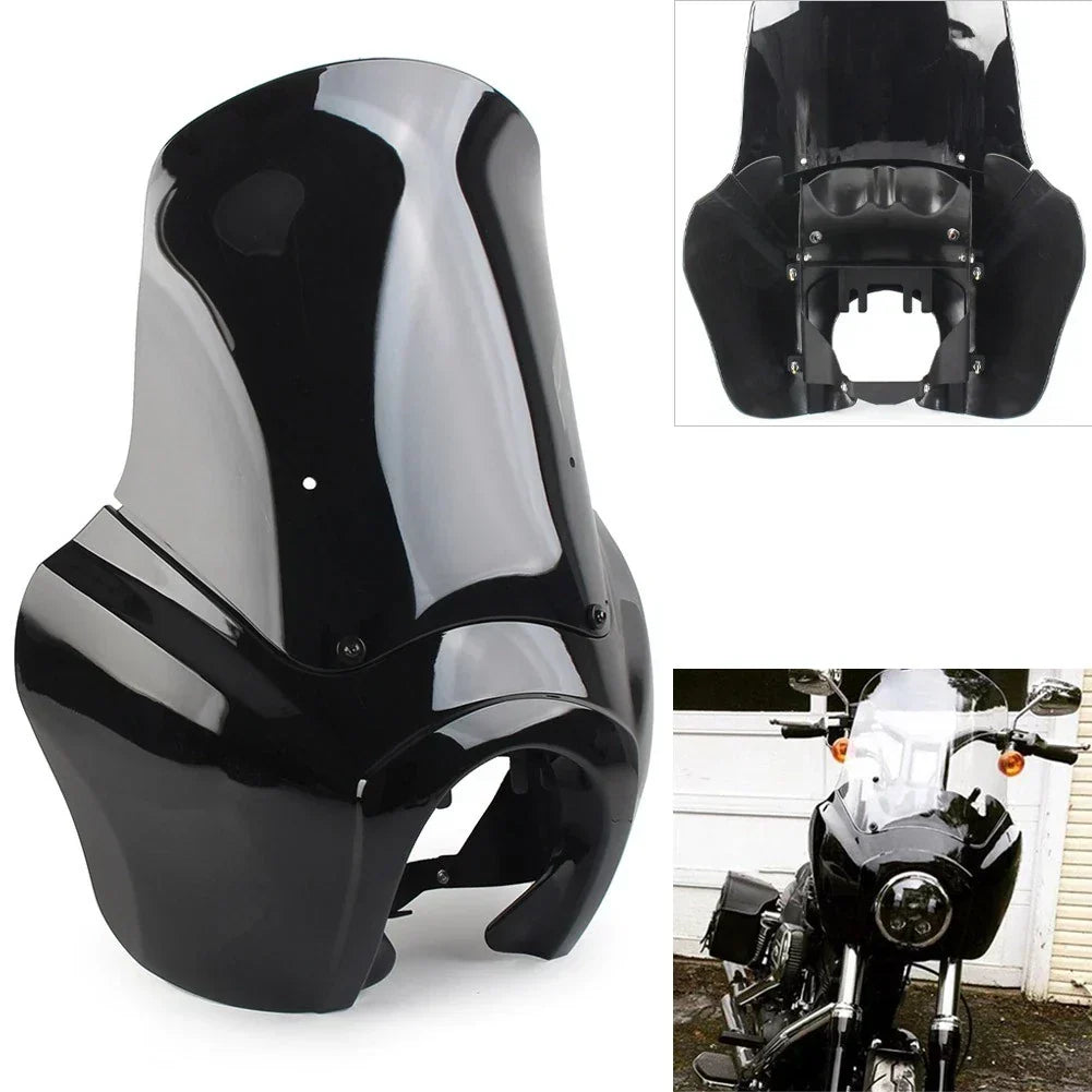 15'' Windshield Cover for Harley Dyna FXDXT 2006-2017 Headlight