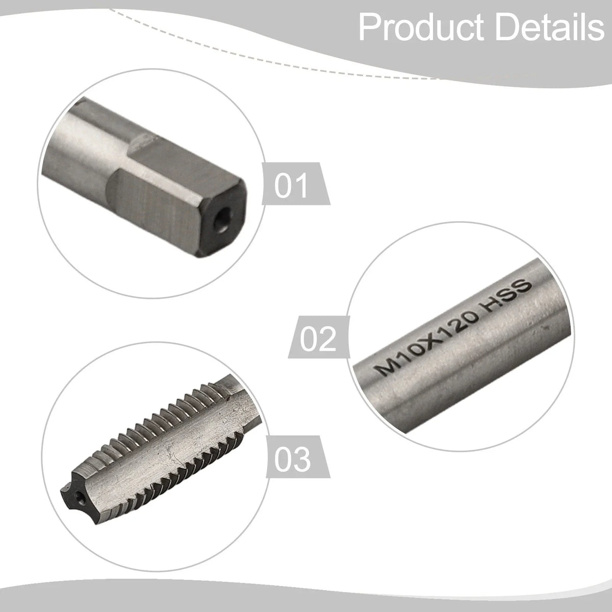 Extra Long Metric Thread Tap M10 x 1.5 for Automotive Applications
