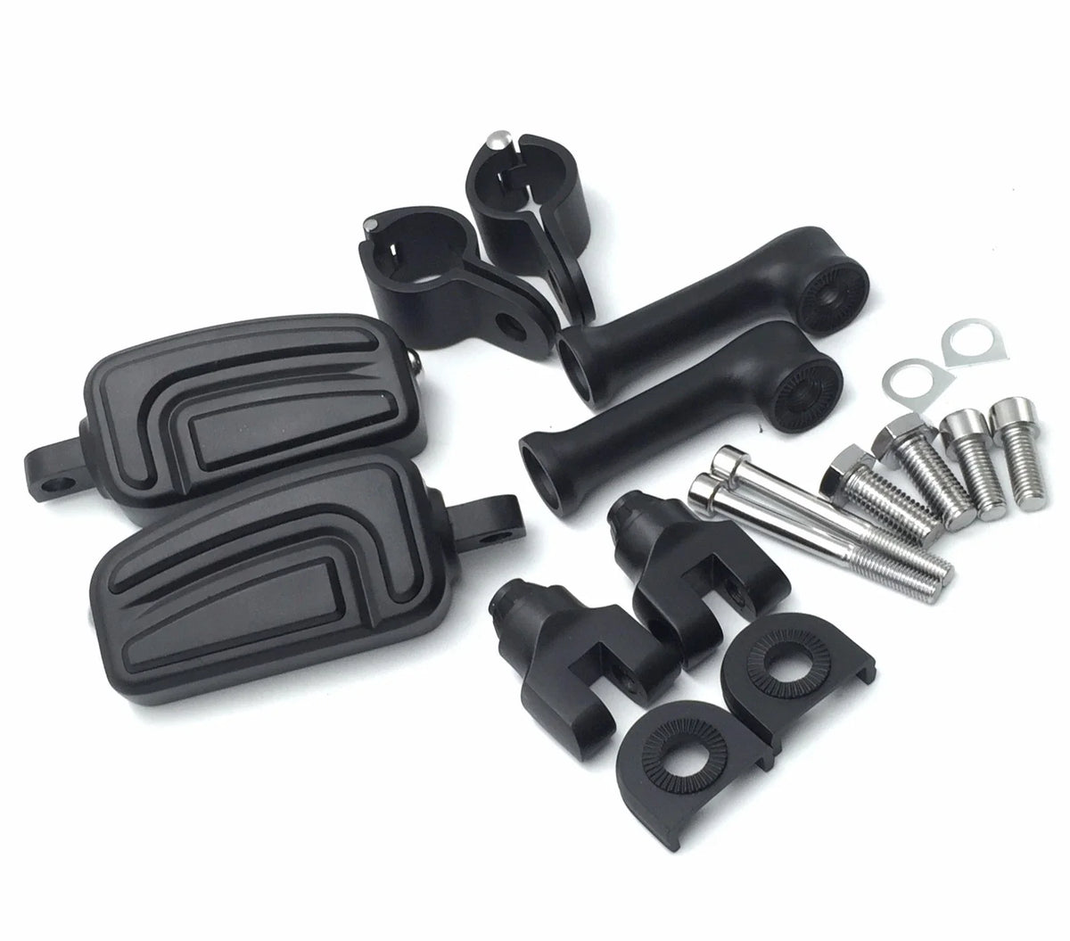 Long Black FootPeg 1.5" for Honda Valkyrie GoldWing VTX1300 Shadow