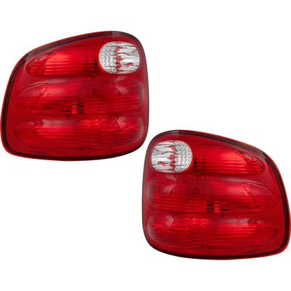 Tail Light Set for Ford F-150 (2000–2003, 2004 Heritage) Halogen