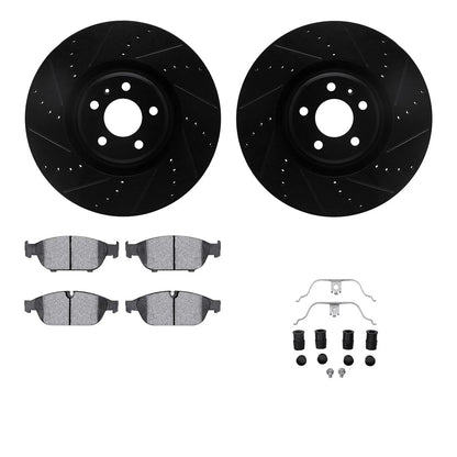 2X Brake Pad and Disc Set for Audi A6