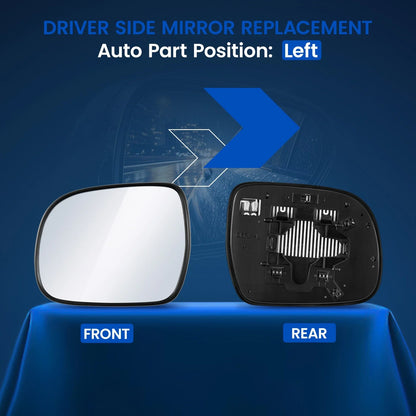 Mirror Glass Driver Side for Lexus RX330 RX350 (2004-2006)