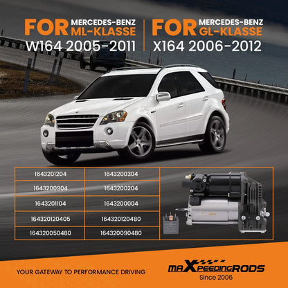 Compressor Pump for Air Suspension - Mercedes Benz W164 2007-2012