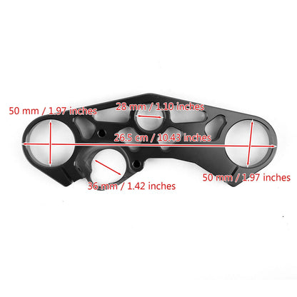 Front Upper Top Clamp Lowering for Suzuki GSXR 600 750 1000 (2001–2023)