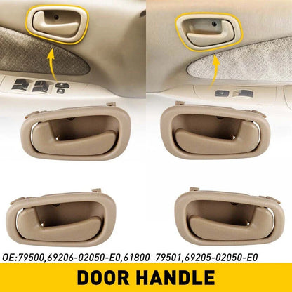 4X Beige Inner Door Handles for Front & Rear - Corolla 1998-2002