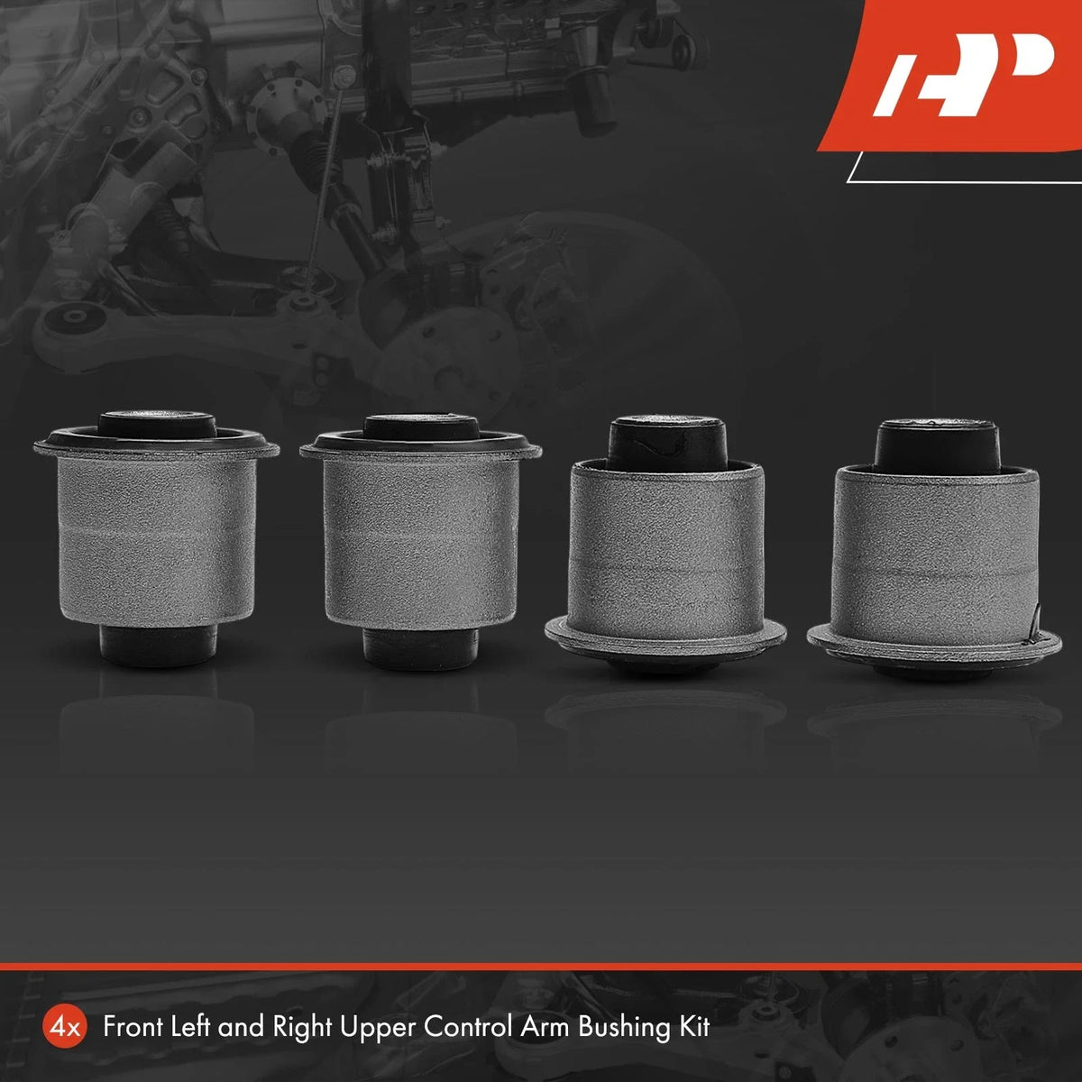 4-Piece Front Upper Bushings for Nissan Pathfinder Frontier Titan 2005-2019