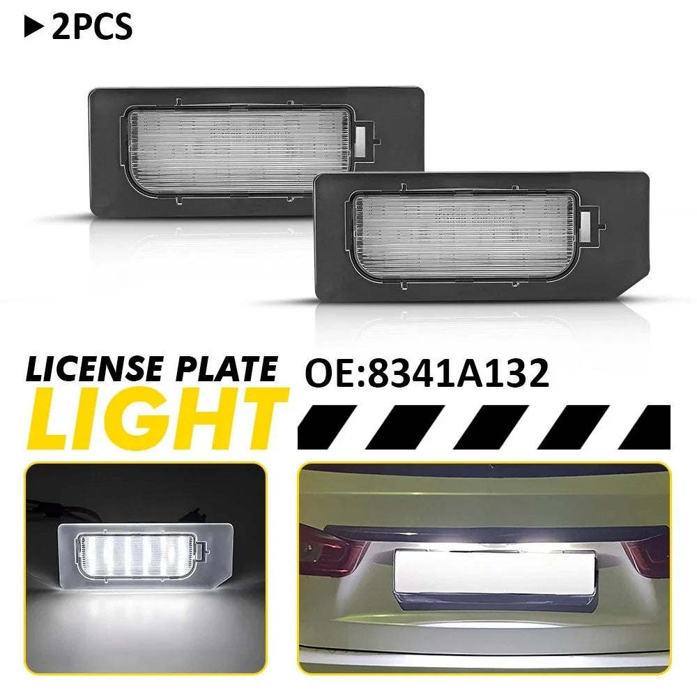 2X LED License Plate Light Kit for Mitsubishi Outlander Sport (2011–2020)