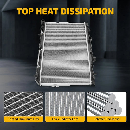 Aluminum Radiator for Hyundai Elantra Tiburon (2001–2006)