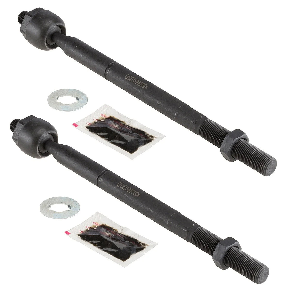Set of 2 Front Inner Tie Rod Ends for Mazda 3 Sport (2004–2013) MOOG EV800024