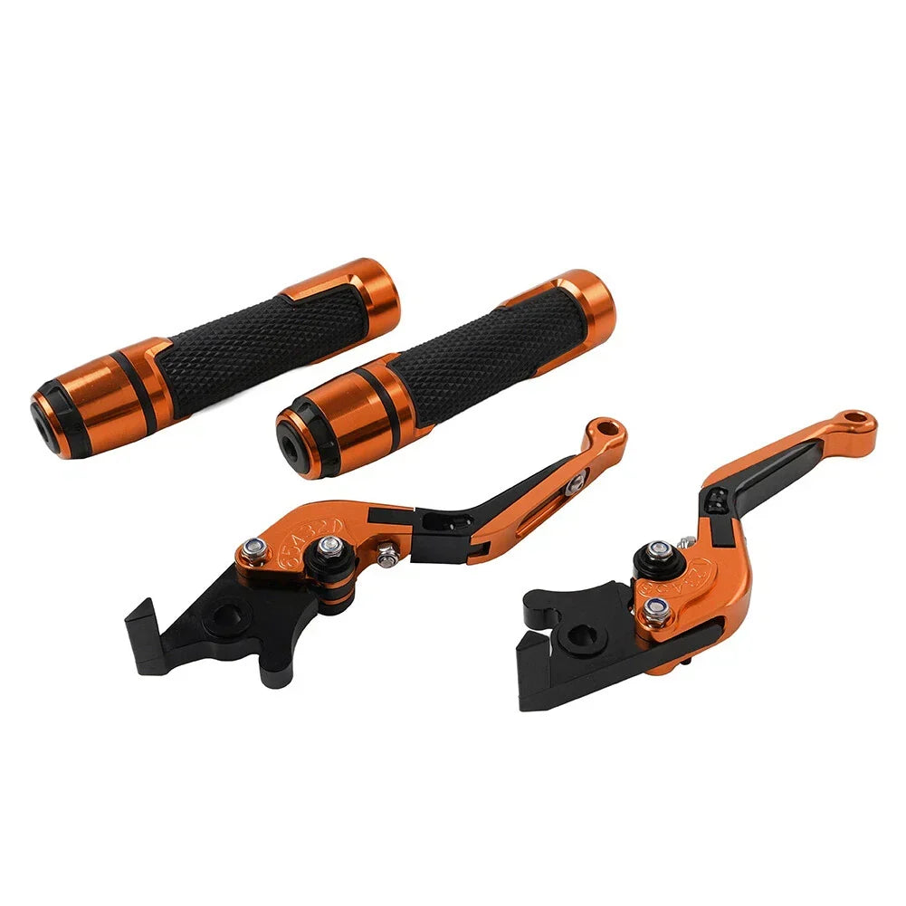 Brake Clutch Levers Grips Set - Orange for BMW C600GT C650 2012-2018