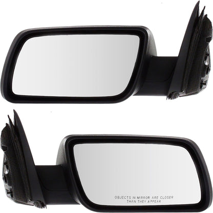 Textured Black Power Mirrors for Ford Flex (2009-2012) - Set of 2