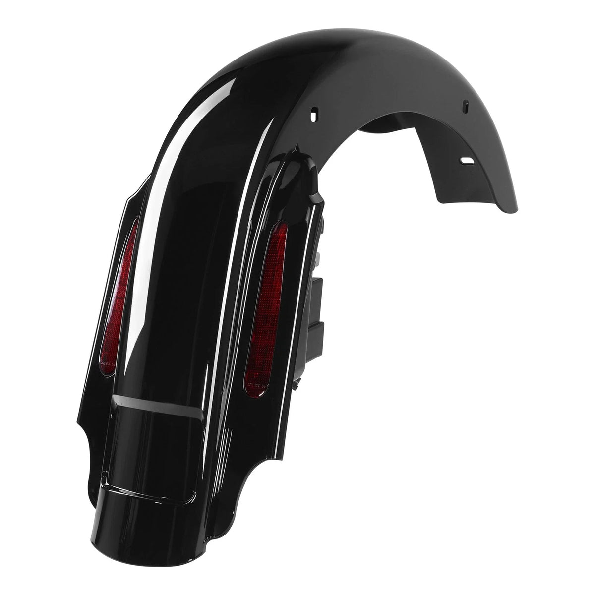 Hard Saddlebags with LED Rear Fender for Harley Touring Road Glide 93-08