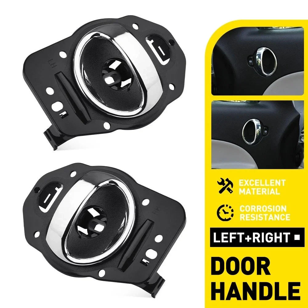 Set of 2 Door Handles for Chevy HHR 2006-2011 - Left & Right Black