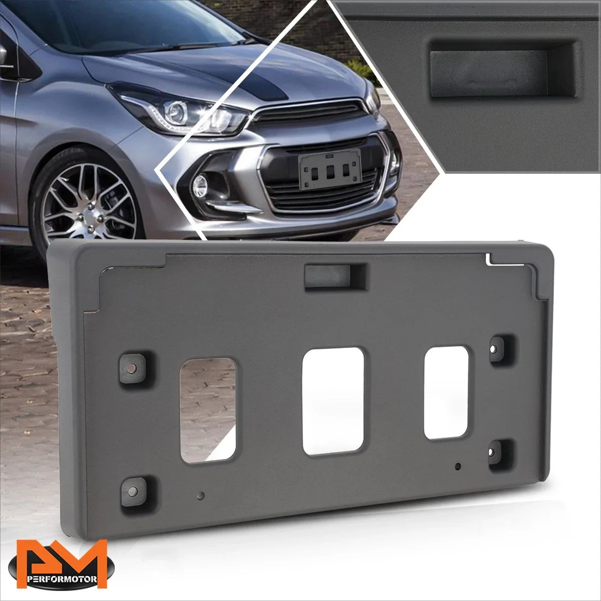 License Plate Tow Hook Mounting Bracket for 2016-2018 Chevy Spark