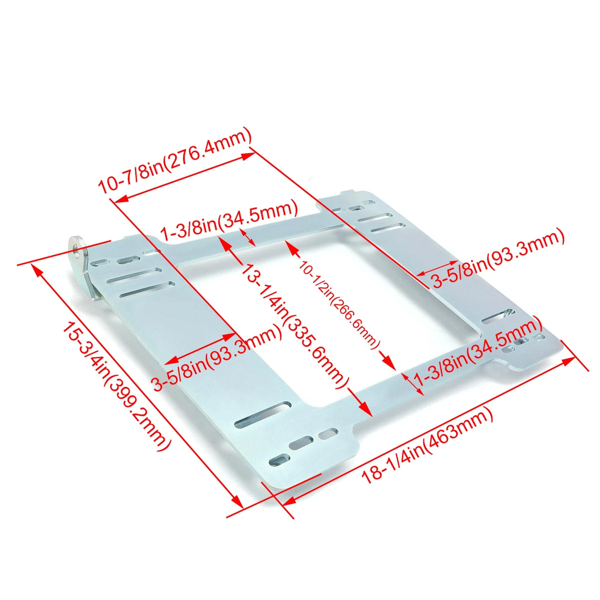 Stainless Steel Racing Seat Mount Bracket Rail Track for BMW E36 Coupe M3 (1992–1999)