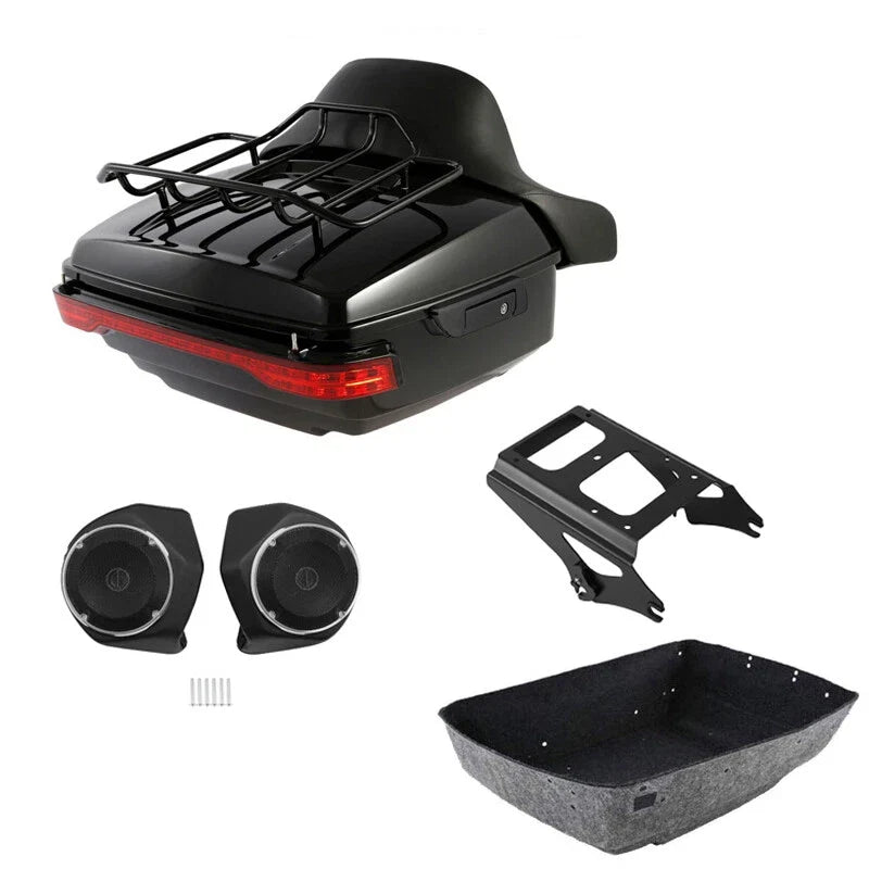 Trunk Rack Light Speakers for Harley Road Glide (2009-2013)