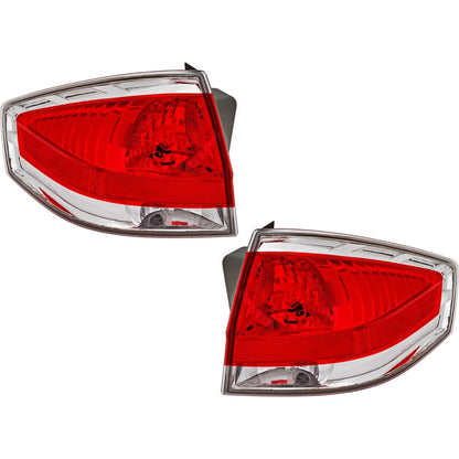 Tail Lights Set of 2 for Ford Focus Left Right Pair