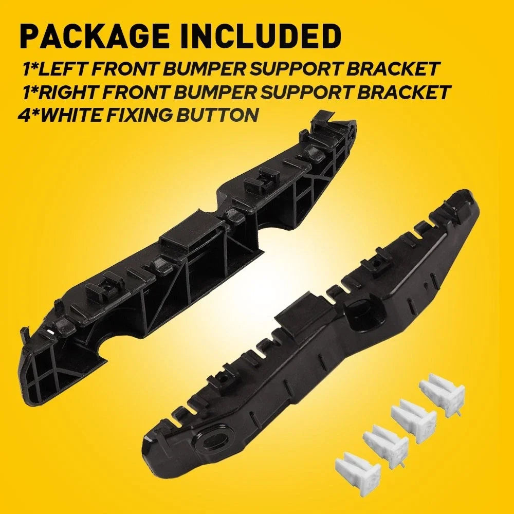 Front Bumper Brackets LH RH - 2 Pack for 2015-2017 Hyundai Sonata