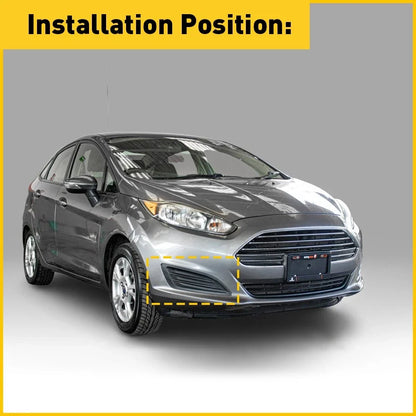 Left & Right Fog Light Covers for Ford Fiesta 2014–2019 - Set of 2