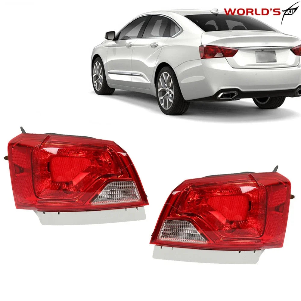 Tail Light Brake Lamp Set for Chevrolet Impala (2014–2020) Outer Clear