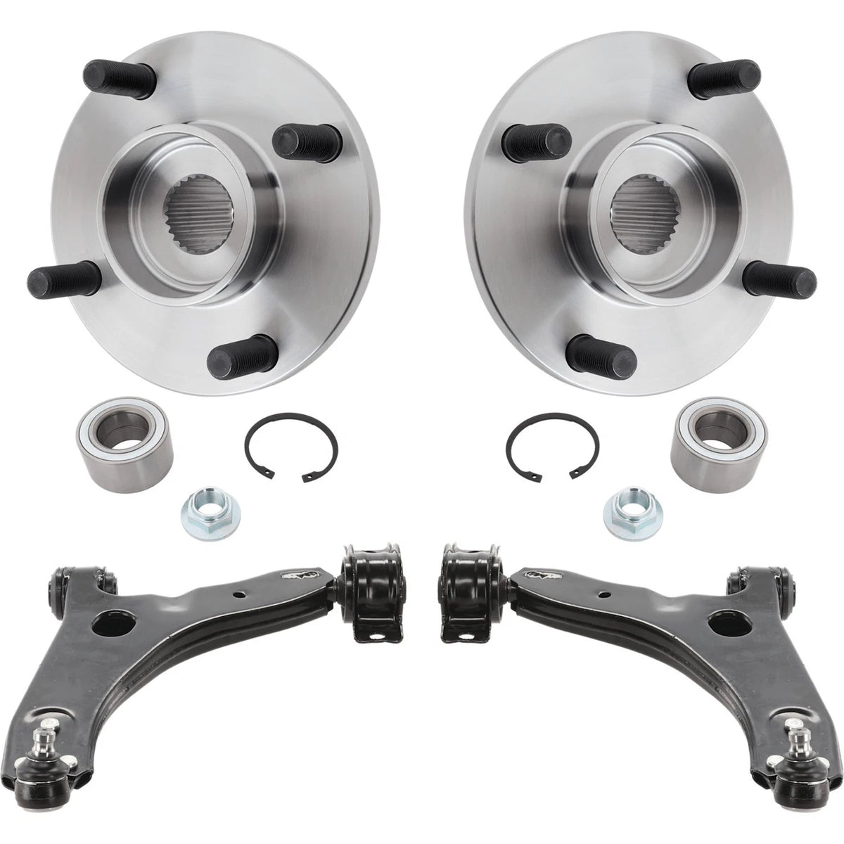 Control Arm Set of 2 Front Lower with Ball Joints for
