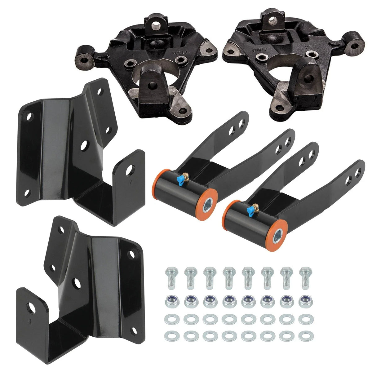 2/4" Drop Spindle Lowering Kit for GMC Sierra 1500 2WD 1999-2007