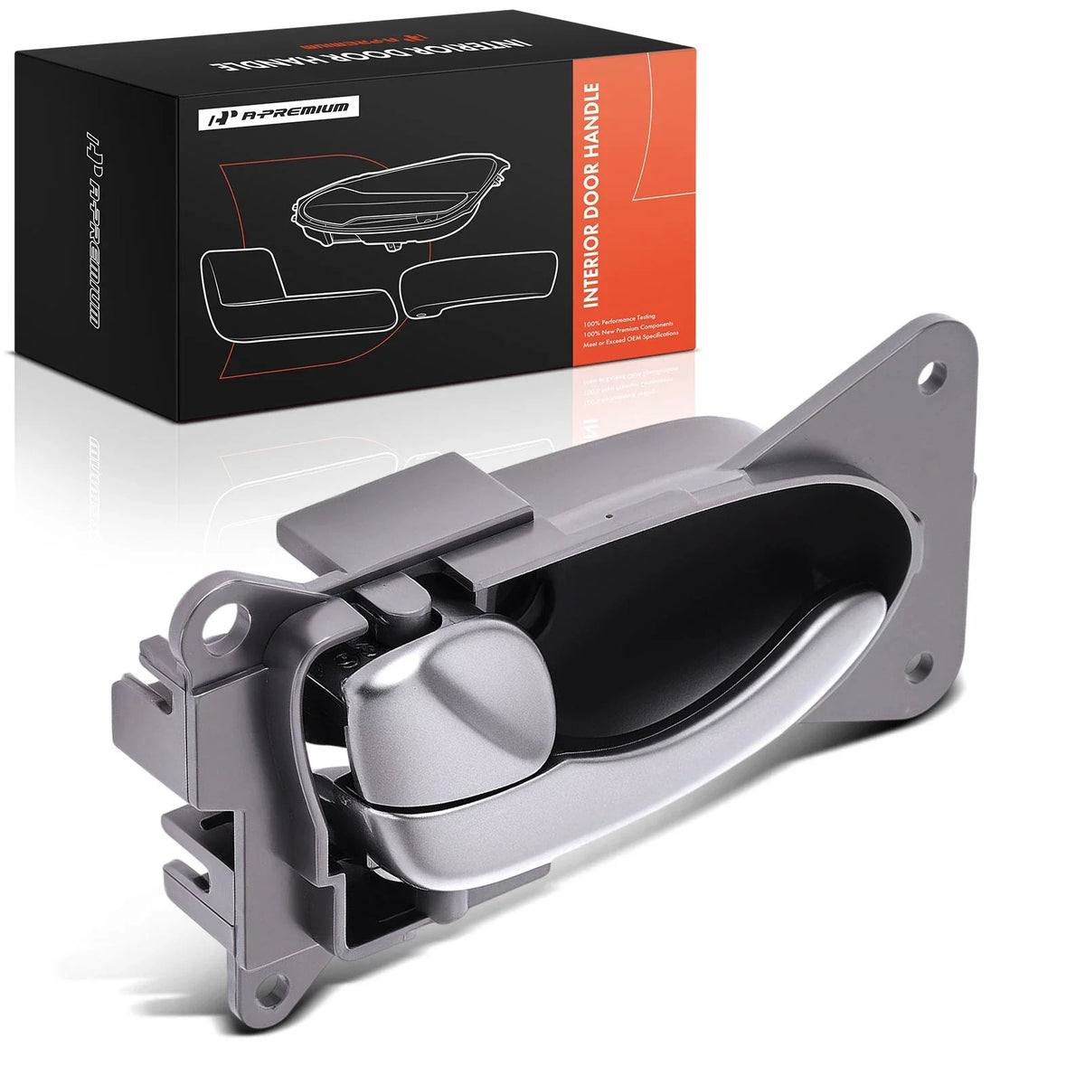 Left Interior Door Handle for Nissan Altima (2002–2005) Silver Gray
