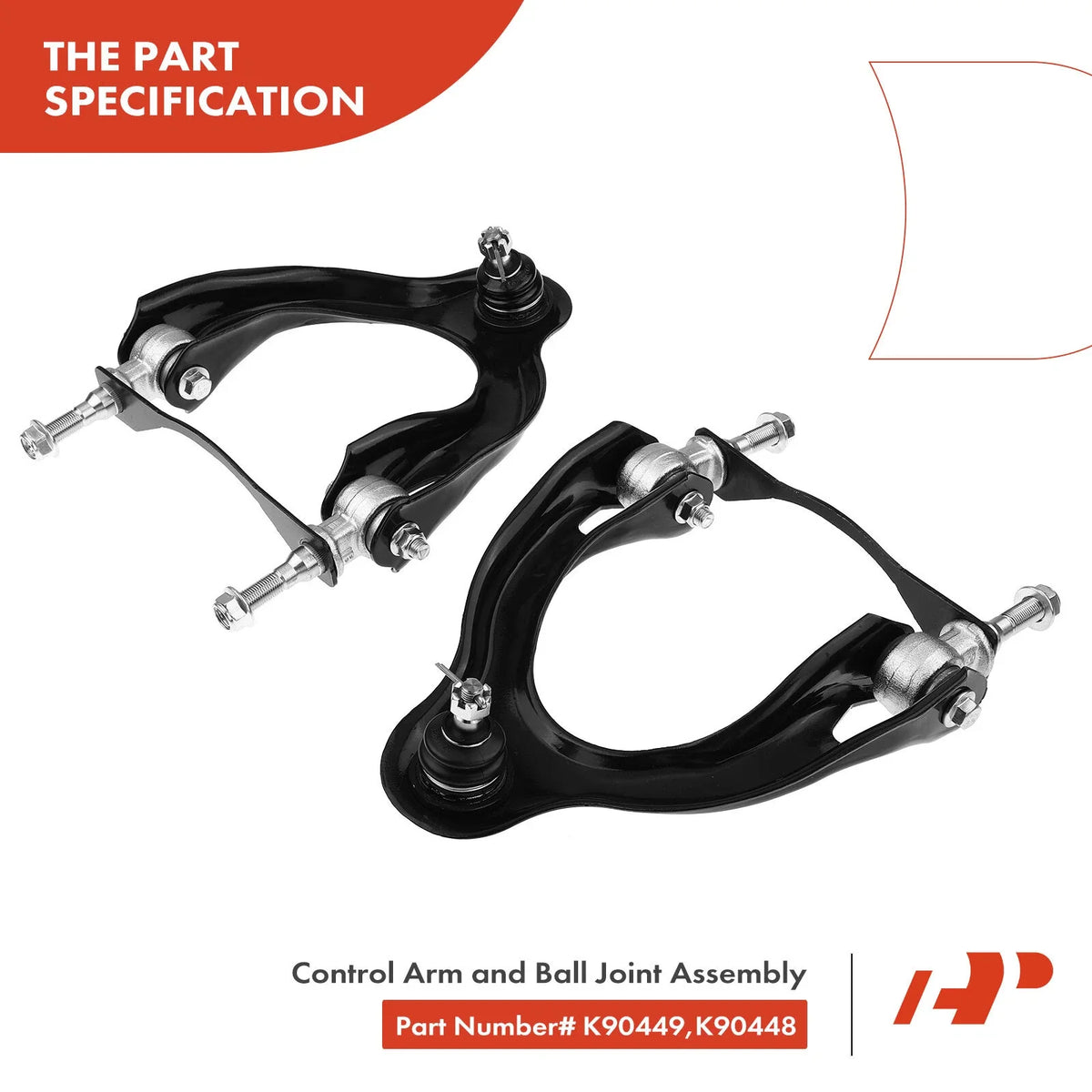 Upper Control Arms with Ball Joints 6X for Honda Civic Acura Front