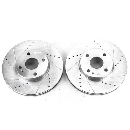 Set of 2 Brake Discs for Toyota Yaris iA 2016