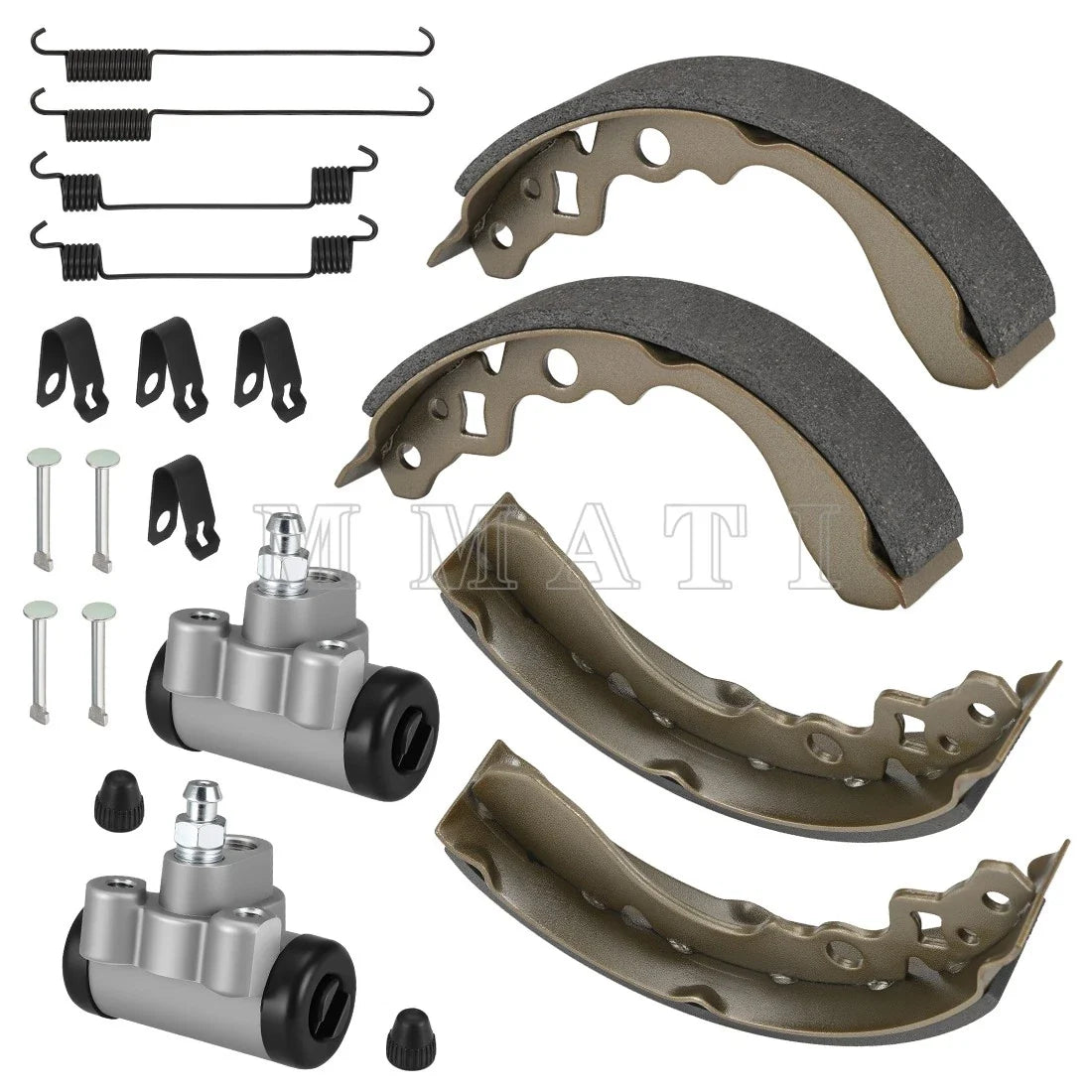 Front Brake Wheel Cylinder Shoes Kit for Suzuki QuadRunner 250 (1987–1998)