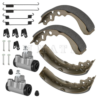Front Brake Wheel Cylinder Shoes Kit for Suzuki QuadRunner 250 (1987–1998)