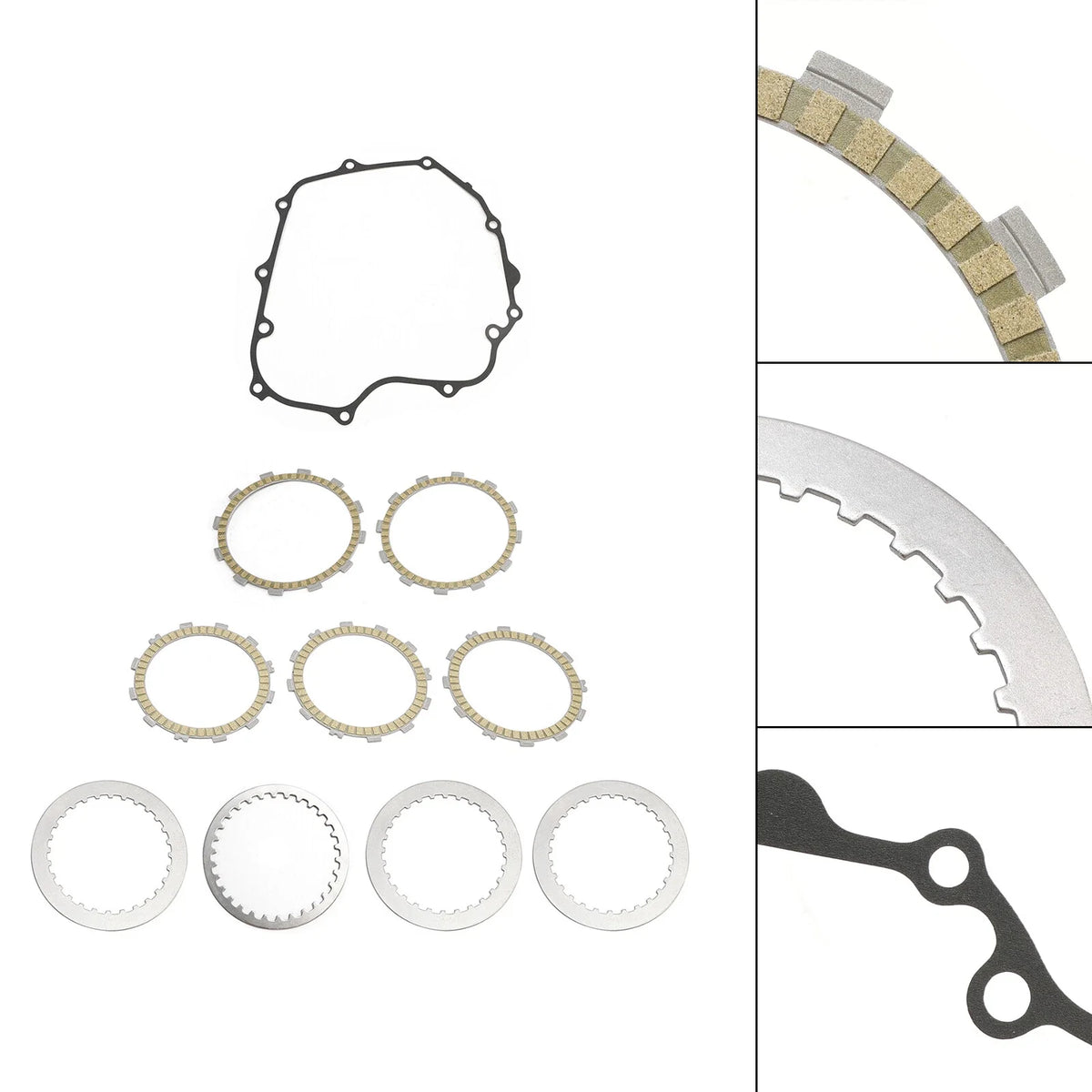 Clutch Friction Plates & Gasket Kit for Kawasaki Ninja 250 300 EX300 (2015–2017)