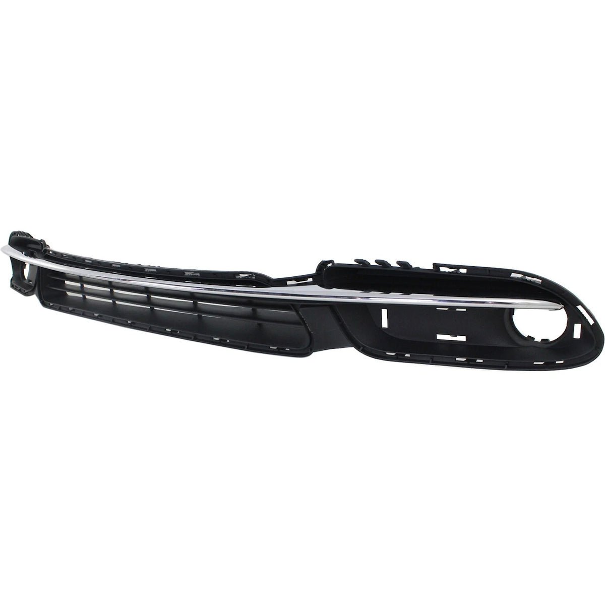 Bumper Grille for Chrysler Town & Country (2011–2016) Plastic Textured Black CAPA