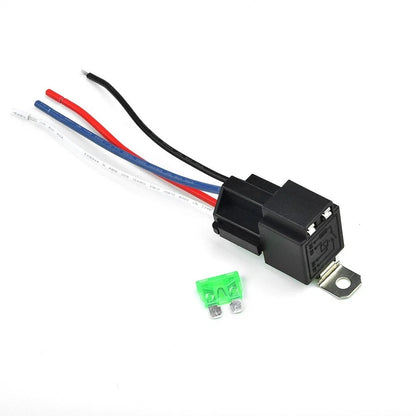 Heavy Duty 30A Relay Socket for 12V Automotive Applications