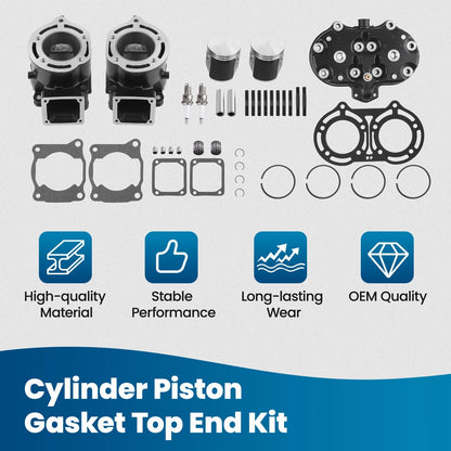 Top End Rebuild Kit - Head, Piston, Gasket for Banshee 350 (87-06)